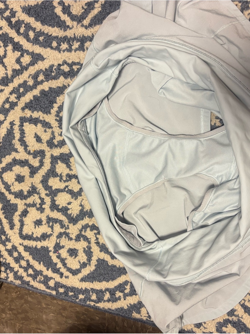 Lululemon Speed Up High-Rise Lined Shorts 4” in Powder Blue - Picture 3 of 4